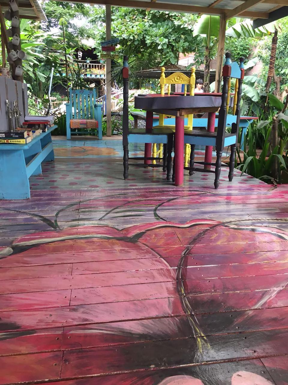 Wood House Hostel La Fortuna Exterior foto